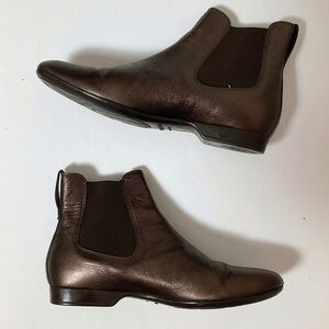 NEW Donald J. Pliner Brown Leather Chelsea Boots | Ankle | Size 7